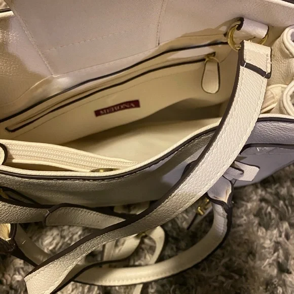 Merona White Satchel - Picture 6 of 8